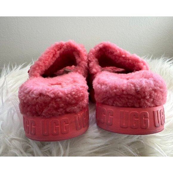 UGG Fluffita Taffy Pink Open-‎ Toe Sandals Women size 8 - Picture 12 of 12